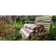Maenclochog antique Welsh blanket. Undyed yarns in Chocolate Brown & Cream NL12 Maenclochog antique Welsh blanket. Undyed yarns in Chocolate Brown & Cream NL12
